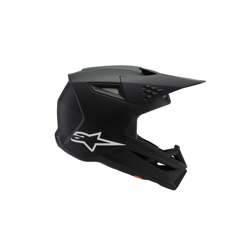 Casco da motocross per bambini Alpinestars S-M3 Solid Nero Opaco - II. qualità