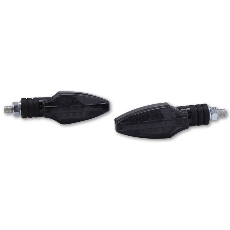 Indicatori di direzione per moto Highsider Smart Como LED neri
