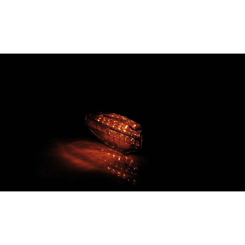 Indicatori di direzione per moto Highsider Smart Como LED neri