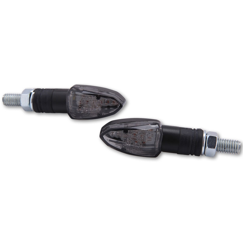 Indicatori di direzione per moto Highsider Smart Lizzard LED neri