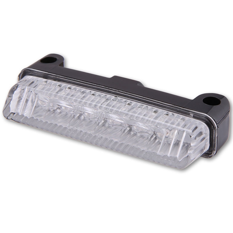 Fanale posteriore per moto Highsider Smart Mini LED nero-trasparente