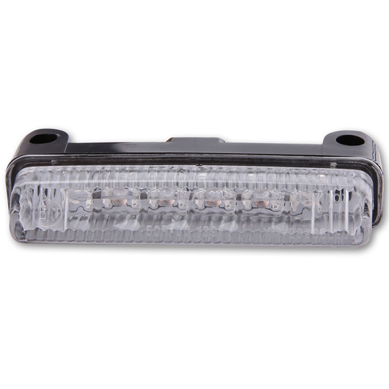 Fanale posteriore per moto Highsider Smart Mini LED nero-trasparente