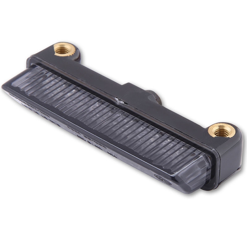 Fanale posteriore per moto Highsider Smart Mini LED, nero-fumo