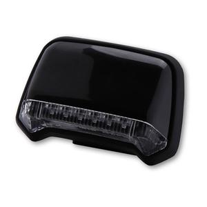 Fanale posteriore per moto Highsider Smart LED per montaggio su parafango, nero