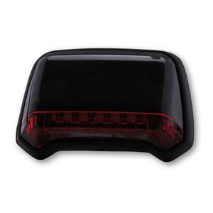 Fanale posteriore per moto Highsider Smart LED per montaggio su parafango, nero-rosso