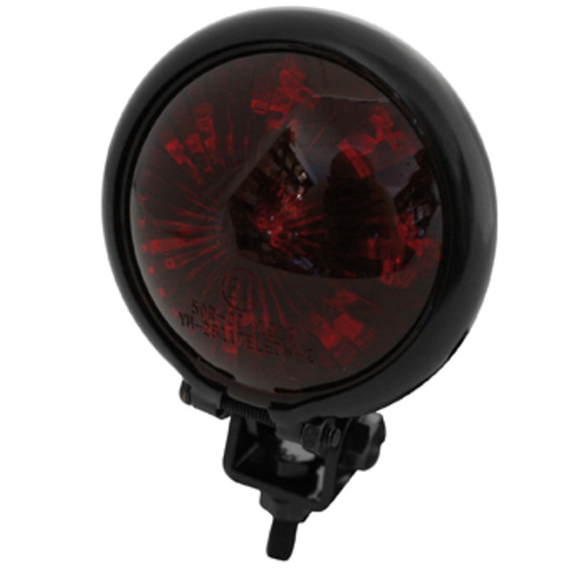 Fanale posteriore per moto a LED Highsider Smart Bates Style, nero