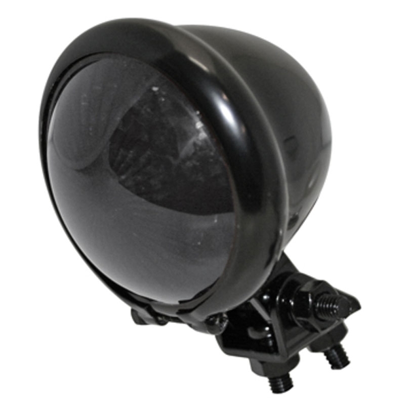 Fanale posteriore per moto Highsider Smart Bates Style LED nero-fumo