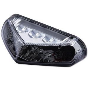 Fanale posteriore per moto Highsider Smart LED nero-trasparente