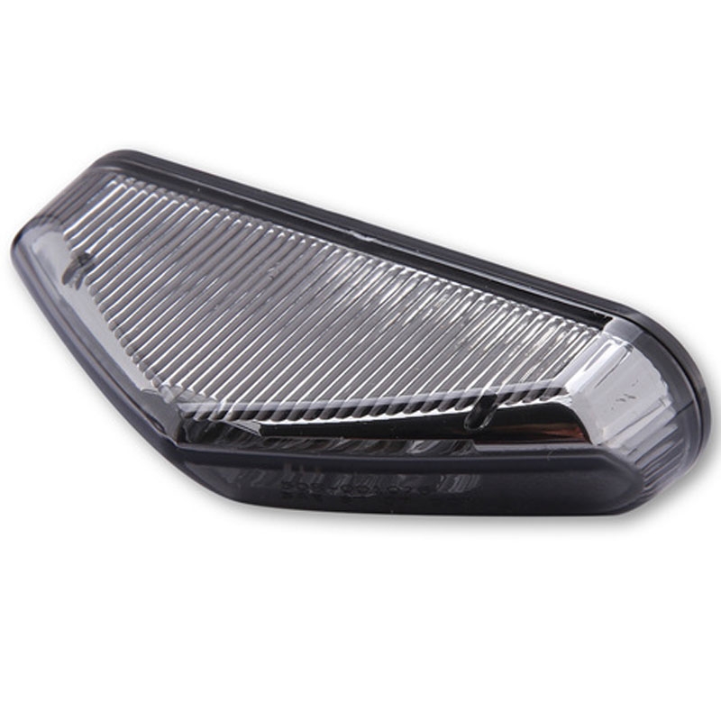 Fanale posteriore per moto Highsider Smart LED nero-trasparente