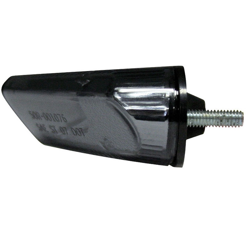Fanale posteriore per moto Highsider Smart LED nero-trasparente