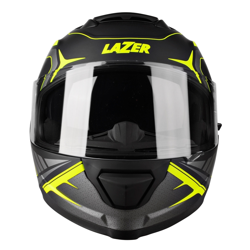 Casco moto integrale Lazer Rafale Hexa nero-giallo fluo Saldi