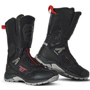 Stivali da moto SEVENTY DEGREES SD-BA6 Stelvio High nero-rosso-verde