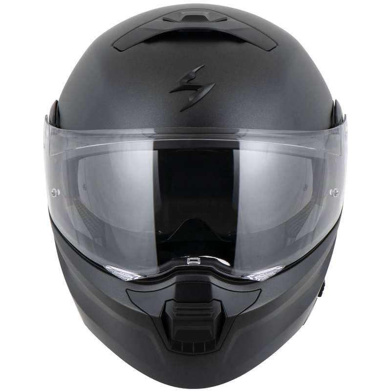 Casco moto apribile Scorpion EXO-930 EVO Solid nero opaco