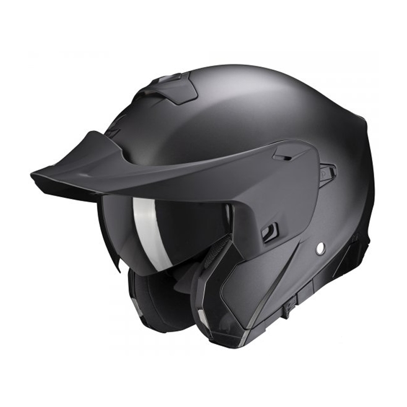 Casco moto apribile Scorpion EXO-930 EVO Solid nero opaco