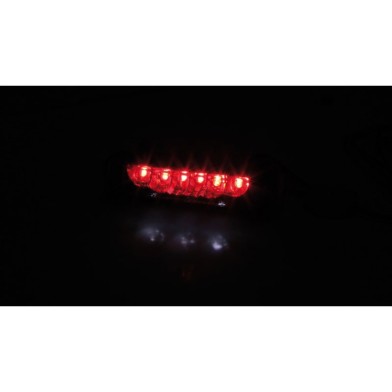 Fanale posteriore per moto Highsider Smart LED, trasparente