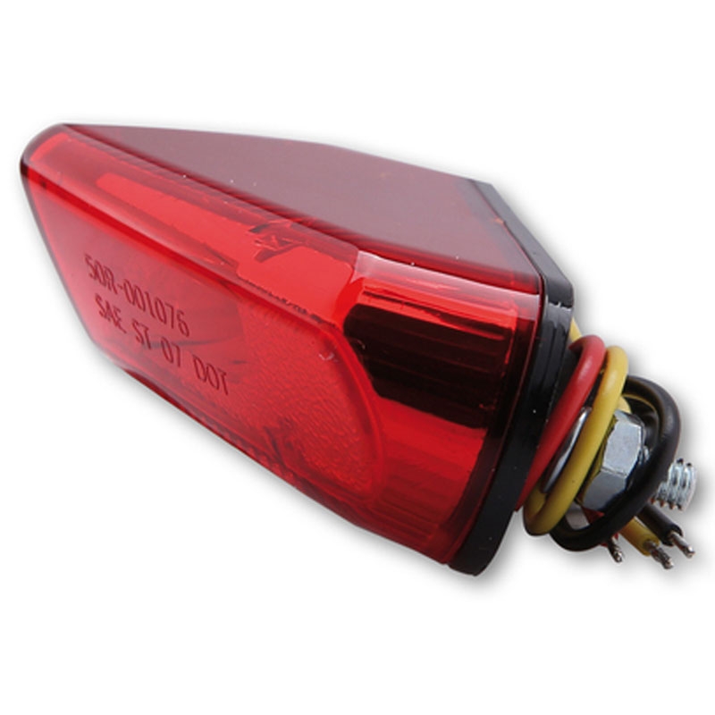 Fanale posteriore per moto Highsider Smart LED rosso
