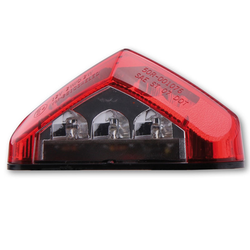 Fanale posteriore per moto Highsider Smart LED rosso