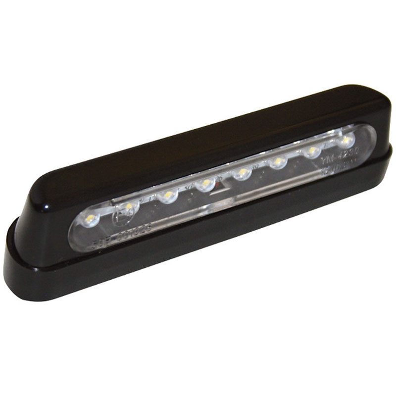 Luce targa Highsider Smart LED nero-fumo
