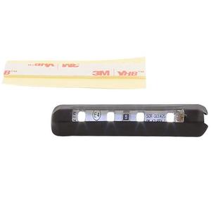 Luce targa Highsider Smart 4 LED con pellicola autoadesiva, nera
