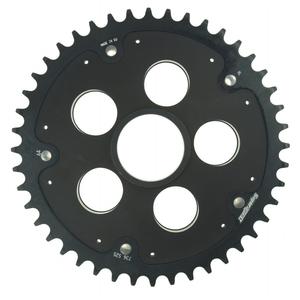 Rear sprocket STEALTH with alloy disc SUPERSPROX černá 44 zubů, 520