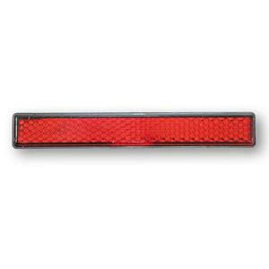Riflettore Highsider Smart con pellicola autoadesiva 100 x 13 mm rosso