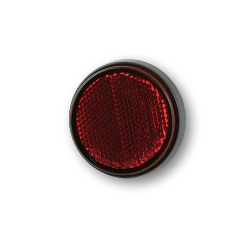 Riflettore rotondo Highsider Smart con filettatura, rosso