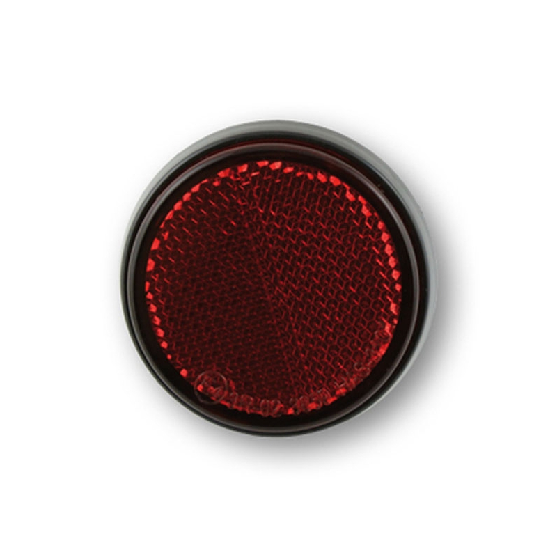 Riflettore rotondo Highsider Smart con filettatura, rosso