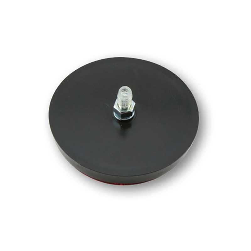 Riflettore rotondo Highsider Smart con filettatura, rosso