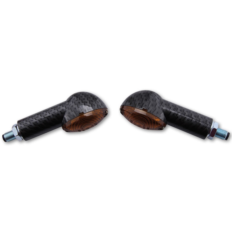 Indicatori di direzione per moto Highsider Smart Cateye Mini fumé