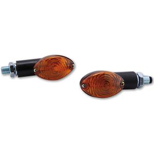 Indicatori di direzione per moto Highsider Smart Cateye Mini arancioni