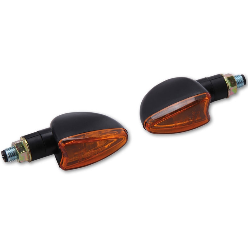 Indicatori di direzione per moto Highsider Smart Arrow Mini nero-arancione