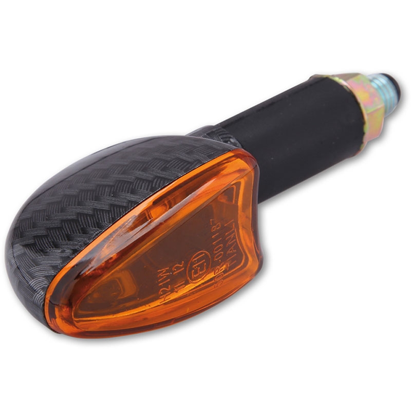 Indicatori di direzione per moto Highsider Smart Mini Arrow arancioni