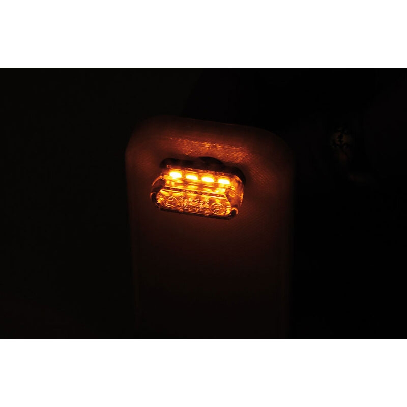 Indicatori di direzione per moto Highsider Smart Module 1 Pro LED grigio fumo