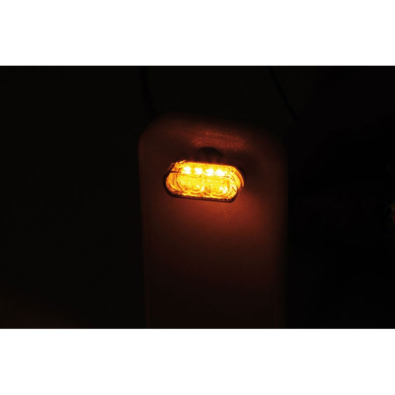 Indicatori di direzione per moto Highsider Smart Module 1 Pro LED grigio fumo