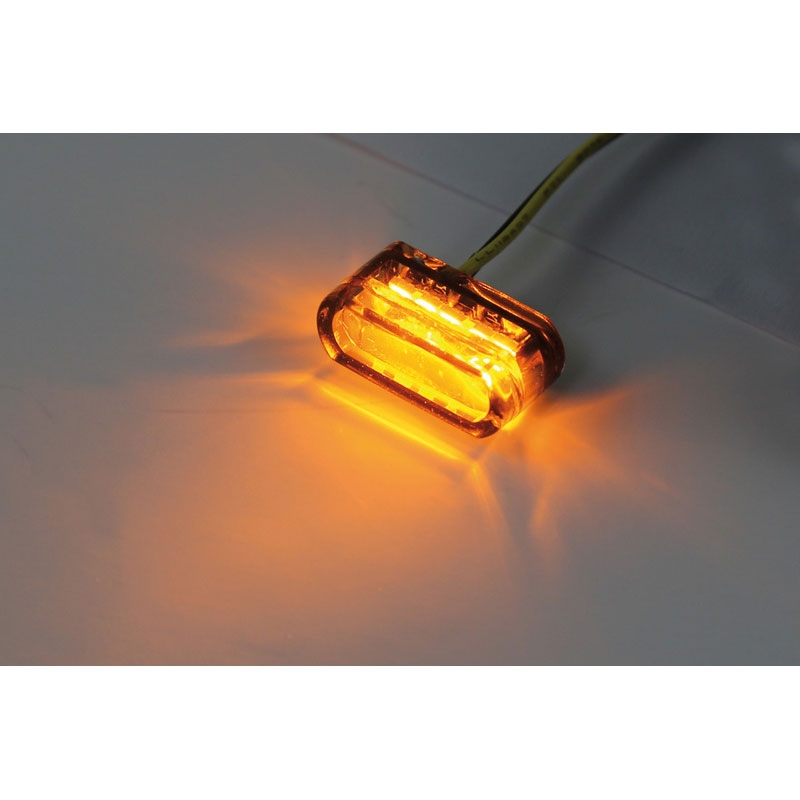 Indicatori di direzione per moto Highsider Smart Module 1 LED grigio fumo
