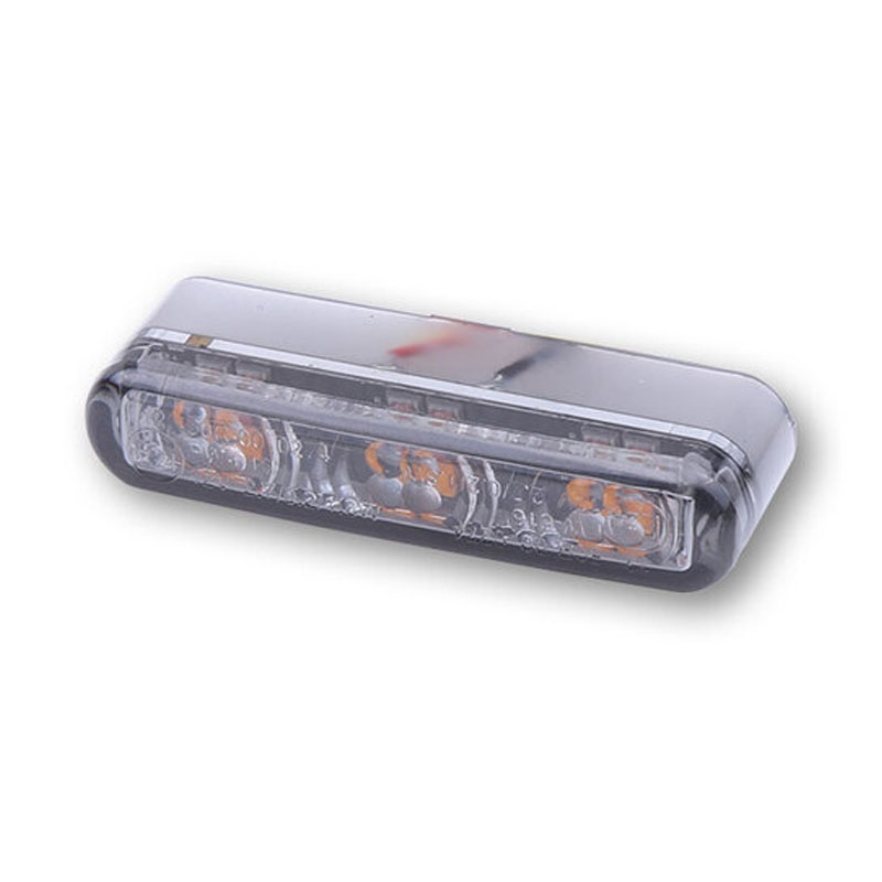 Indicatori di direzione per moto Highsider Smart Shorty 2 Pro Module 3in1 grigio fumo