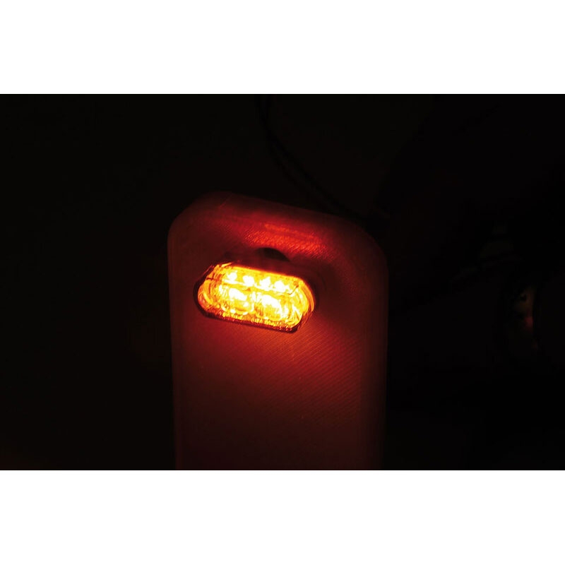 Indicatori di direzione per moto Highsider Smart Module 1 Pro LED 3in1 grigio fumo