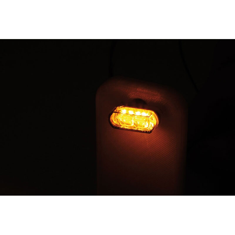 Indicatori di direzione per moto Highsider Smart Module 1 Pro LED 3in1 grigio fumo