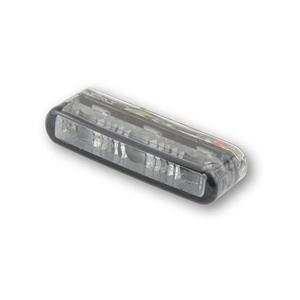 Fanale posteriore per moto Highsider Smart Shorty 2 Pro, grigio fumo