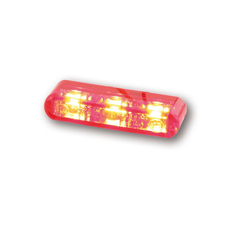 Fanale posteriore per moto Highsider Smart Shorty 2 Pro rosso