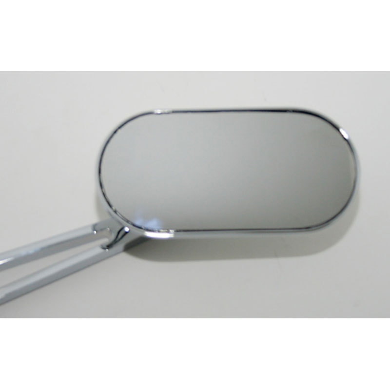 Specchietto retrovisore Highsider Smart Oval sinistro/destro cromato