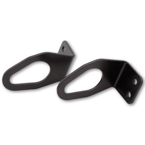 Supporto originale per indicatori di direzione Highsider Pro per targa moto Yamaha, nero