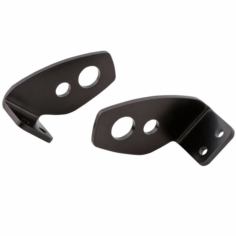 Supporto originale per indicatori di direzione a LED Highsider Pro per targa moto Suzuki, nero