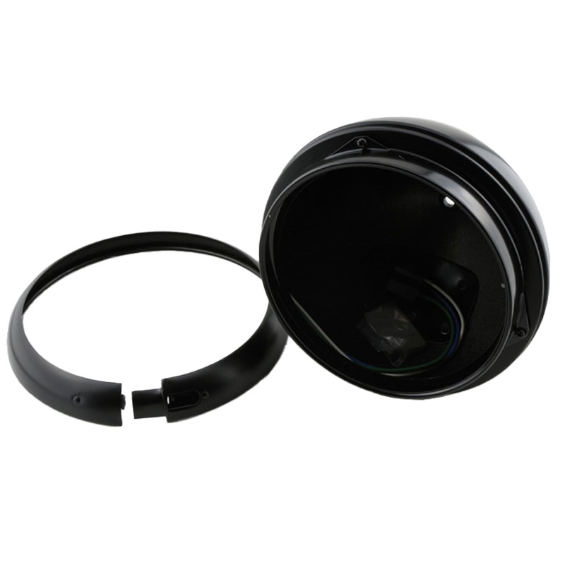 Alloggiamento per fari Highsider Smart HD-Style da 7 pollici, nero opaco