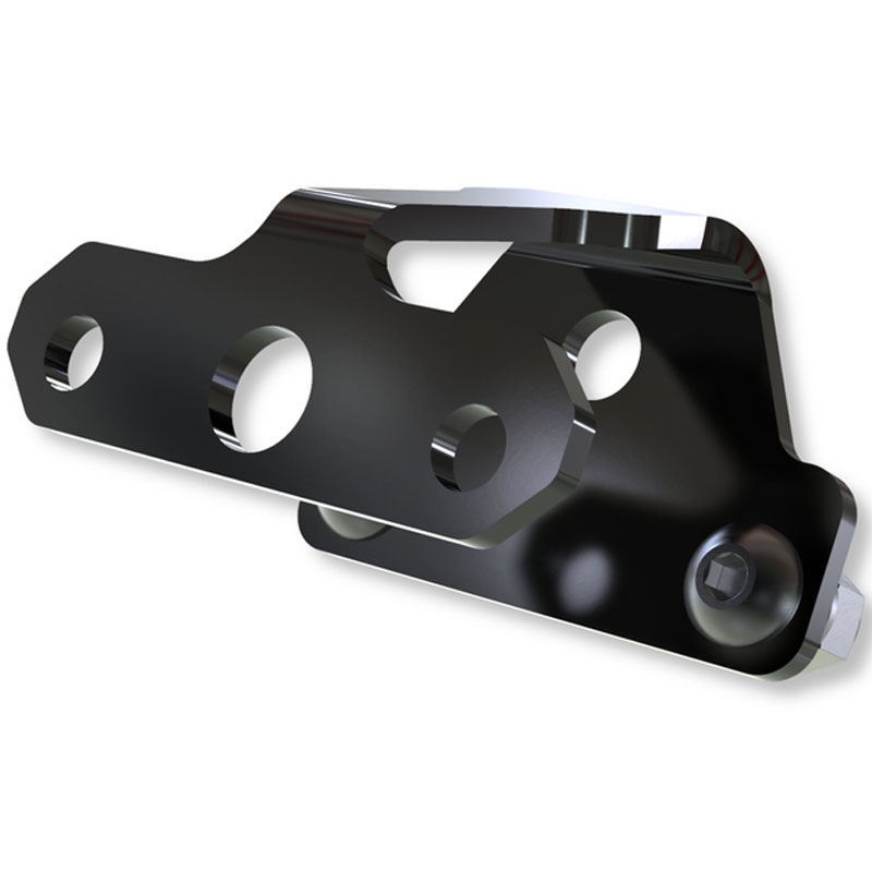 Supporto luce targa Highsider Pro XL nero