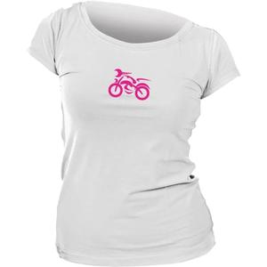 T-shirt donna nanosilver® MOTOLADY bianco
