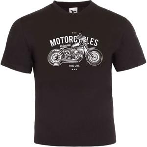 Maglietta RSA Motorcycles Ride Live nero