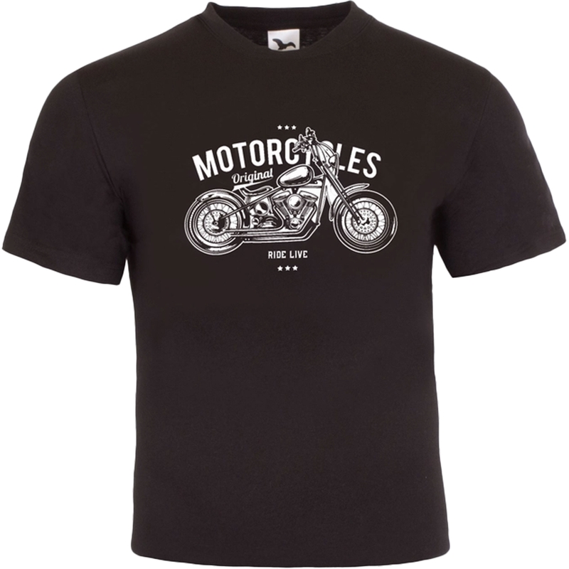 Maglietta RSA Motorcycles Ride Live nero