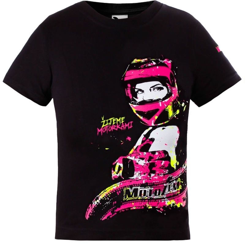 Maglietta da bambina MotoZem - Viviamo con le motociclette
