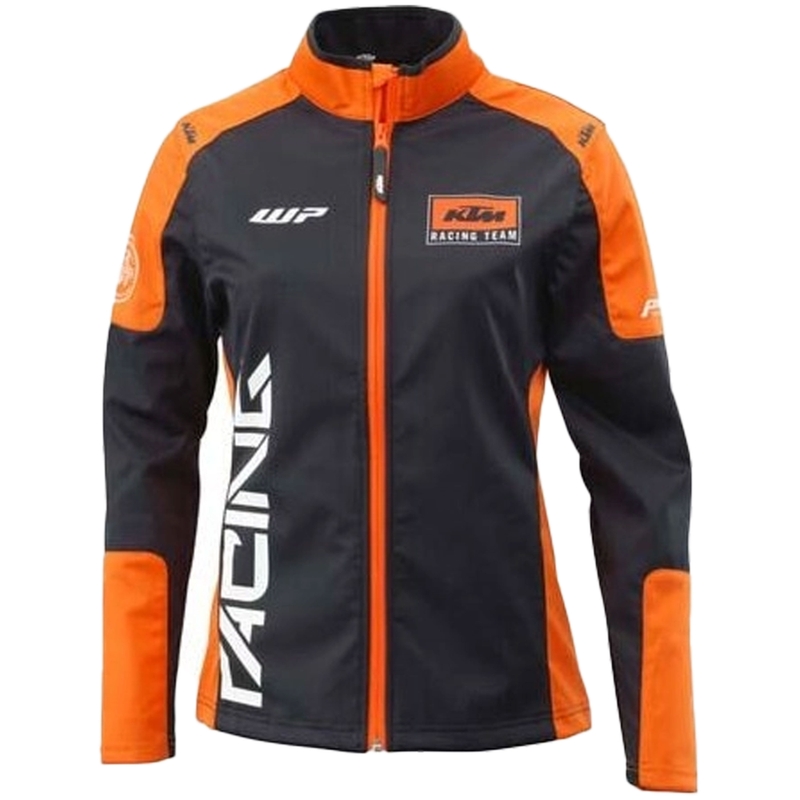 Giacca softshell da donna KTM Team nero-arancio